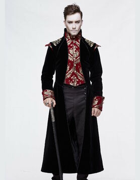 Long manteau royaliste DEVIL FASHION 'thorondon'