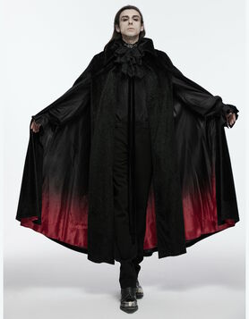 Cape gothique homme 'Comte de la nuit noire'