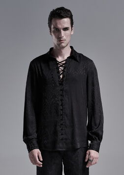 Chemise PUNK RAVE 'ebrimud black'