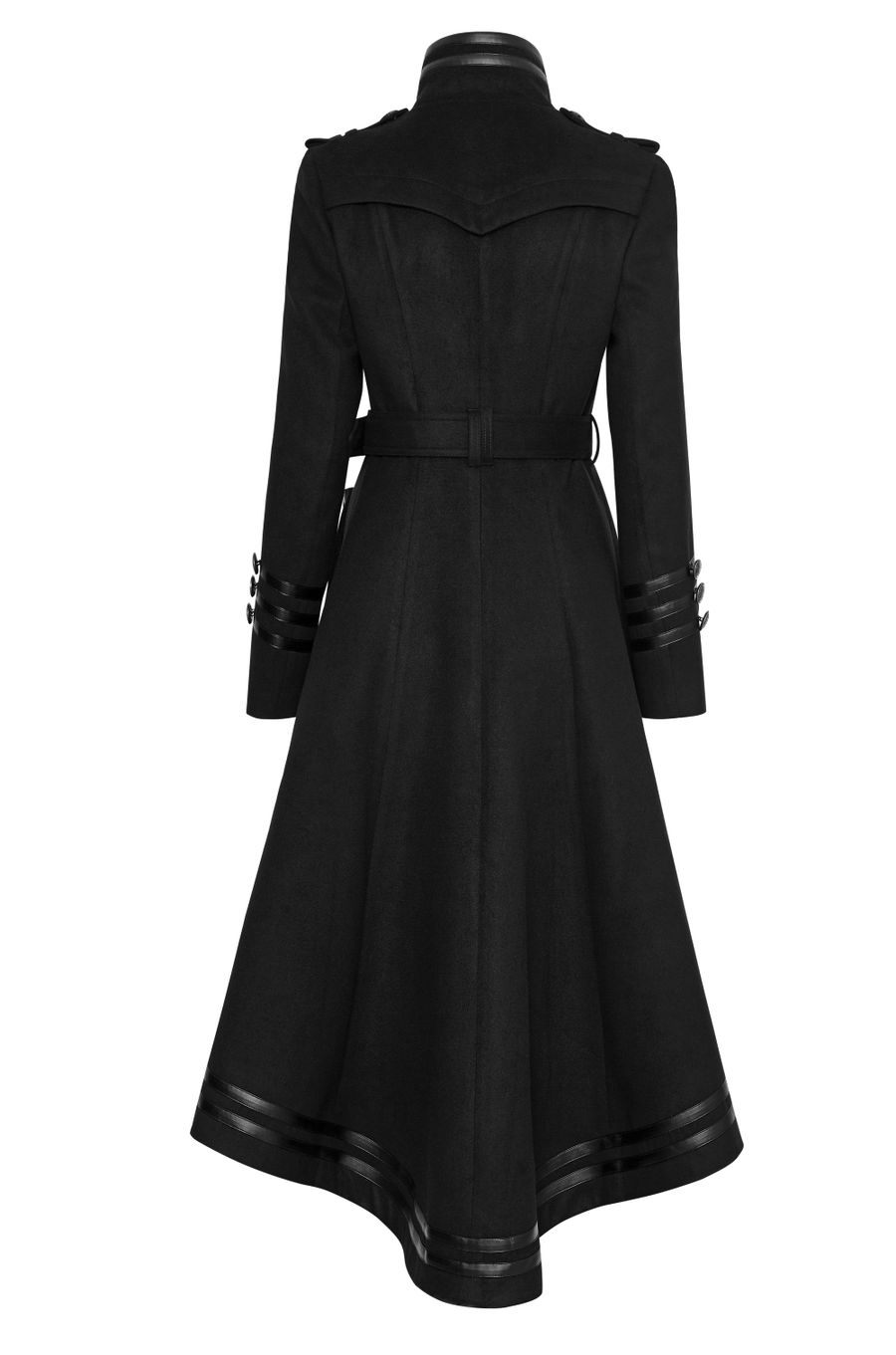 manteau redingote femme noir