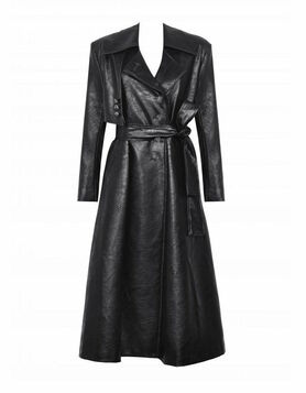 Manteau simili cuir texturé DARK IN LOVE