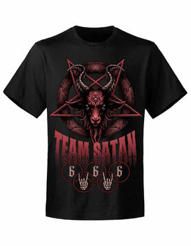 T-shirt satanique HYSTERIA INK 'Team Satan'