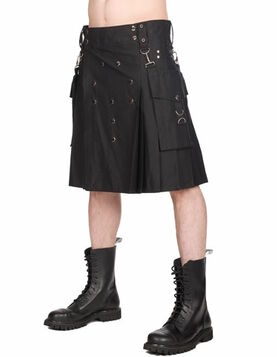 Kilt noir BLACK PISTOLS