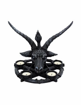 Bougeoir satanique Baphomet NEMESIS NOW