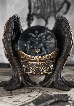 Boule de neige gothique 'Baphomet Antiquity'