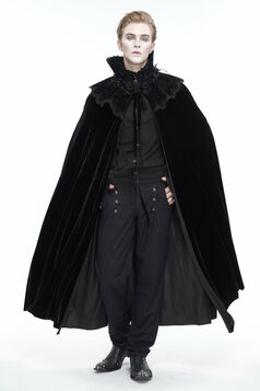 Cape unisexe DEVIL FASHION 'Lueur noire'