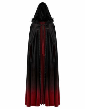 Longue cape femme PUNK RAVE 'Queen of Crows'