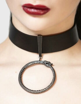 Collier KILLSTAR TWIN TEMPLE 'desolate snake'