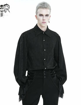 Chemise gothique noire DEVIL FASHION