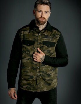 Surchemise homme HYRAW 'Camo Flag'