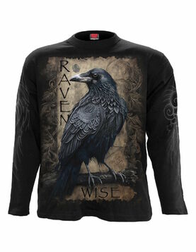 T-shirt manches longues SPIRAL 'Raven Wise'