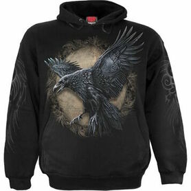 Sweat capuche SPIRAL 'Raven wise'