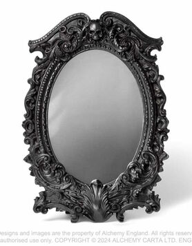 Miroir gothique ALCHEMY 'mask of the black rose'