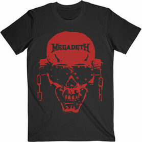 T-shirt officiel MEGADETH 'vic hi-contrast red '