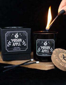 Coffret bougie gothique 'Poison Apple'