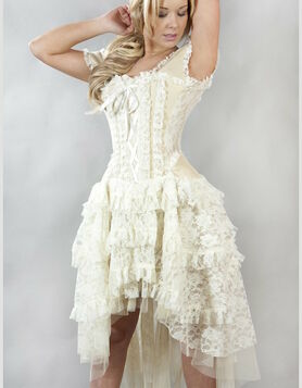 Robe victorienne BURLESKA 'ophelie taffeta'