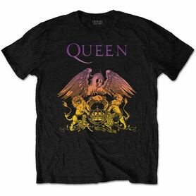 T-shirt officiel unisexe QUEEN 'gradient crest'