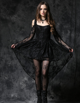 Robe gothique noire DARK IN LOVE