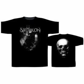 T-shirt officiel SATYRICON 'Black crow and a tombstone'