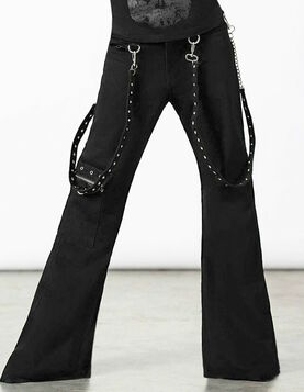 Pantalon pattes d'eph KILLSTAR 'Time Bomb'