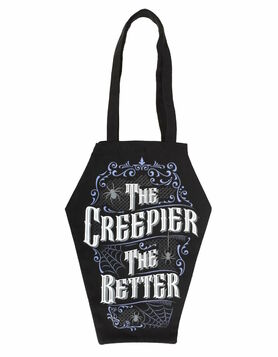 Tote bag cercueil 'The Creepier the Better'