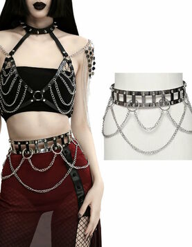 Ceinture en métal PUNK RAVE