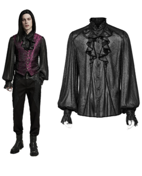 Chemise gothique victorienne PUNK RAVE 'Nightmare'